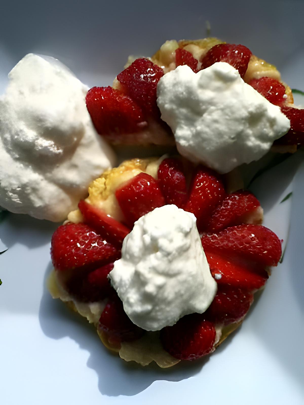 recette Tartelettes aux fraises