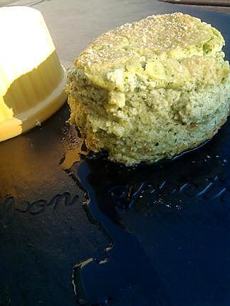 recette Flan de courgettes au roquefort