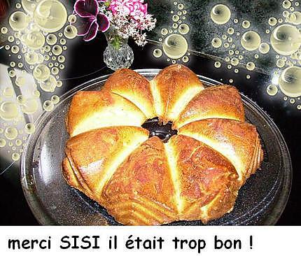 recette UNE ROSE LÉGÈRE (simil-génoise) de SISIRENA