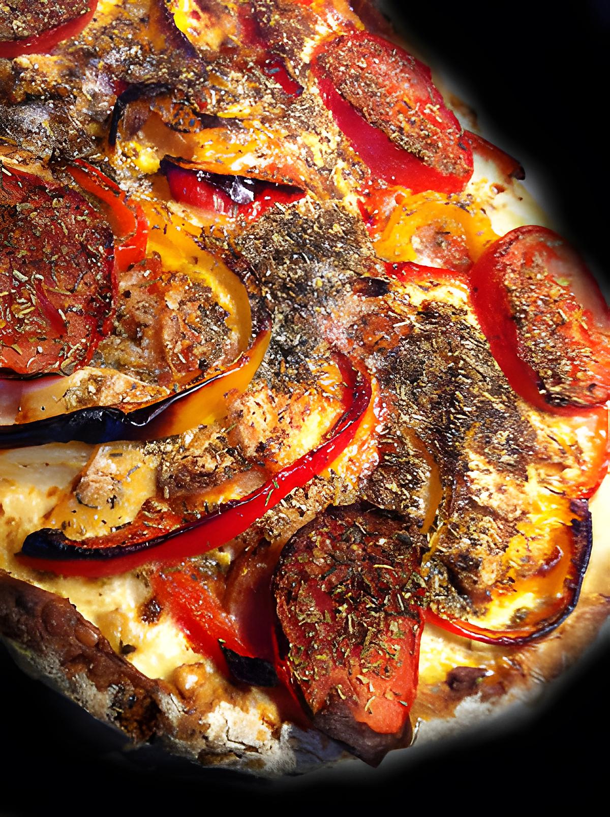 recette Pizza "la Chevre voit rouge" !