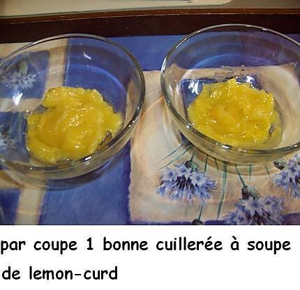 recette Coupe bicolore abricots et cerises