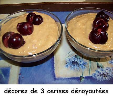 recette Coupe bicolore abricots et cerises