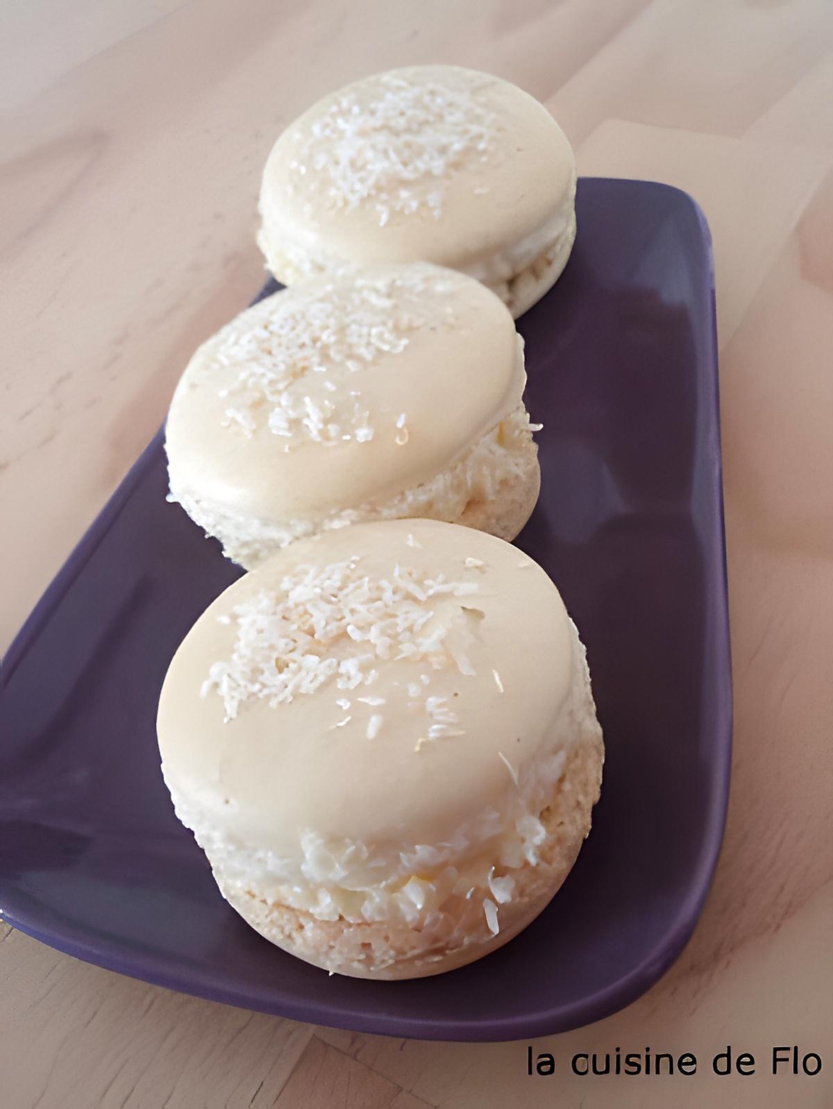 recette Macarons noix de coco