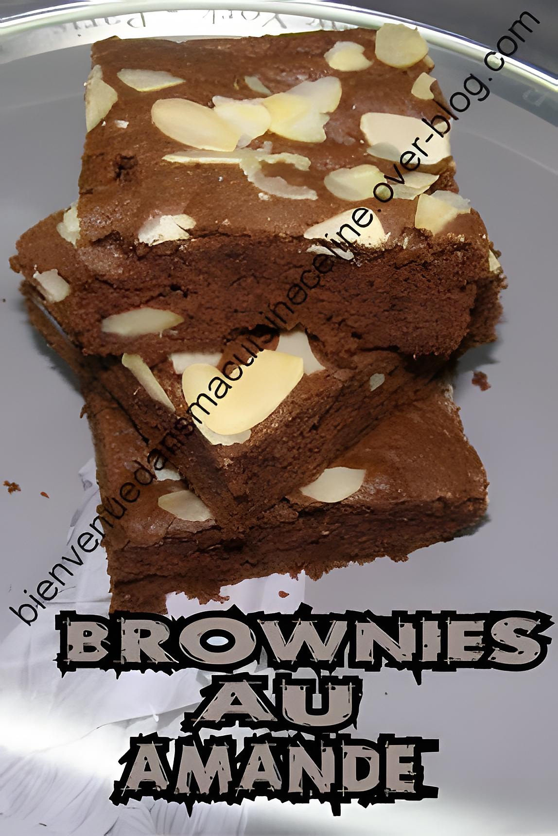 recette brownies au amande