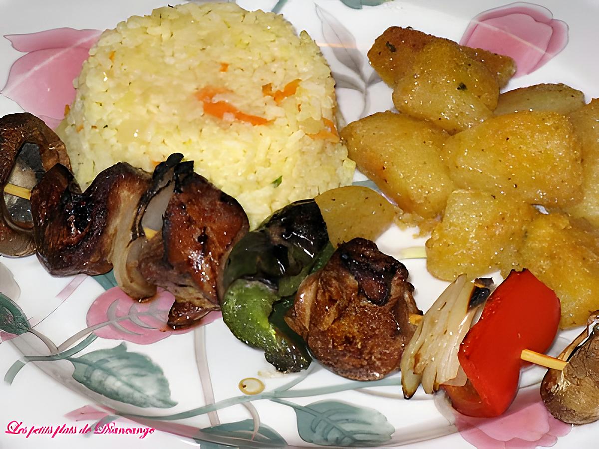 recette Brochette de poulet