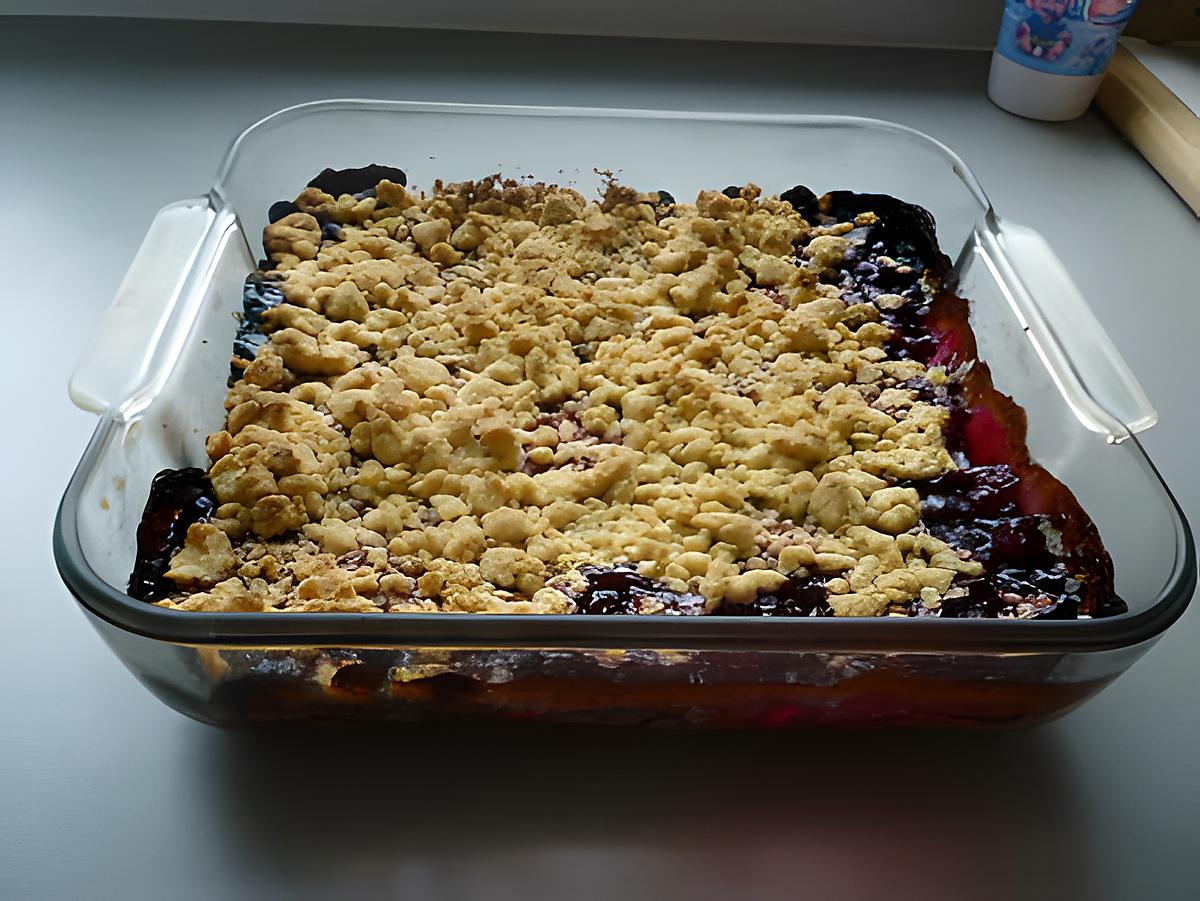 recette Crumble framboises-noix de coco