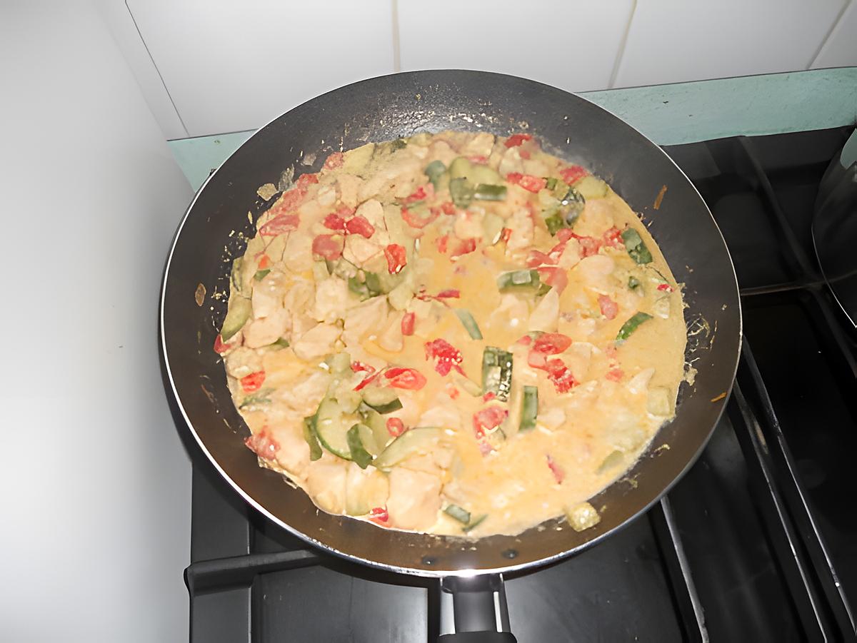 recette poulet au curry (pate de curry vert)