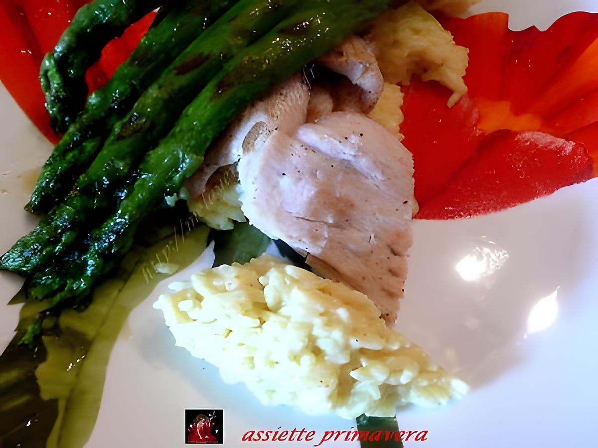 recette assiette primavera