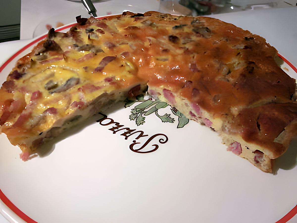 recette QUICHE SANS PATE