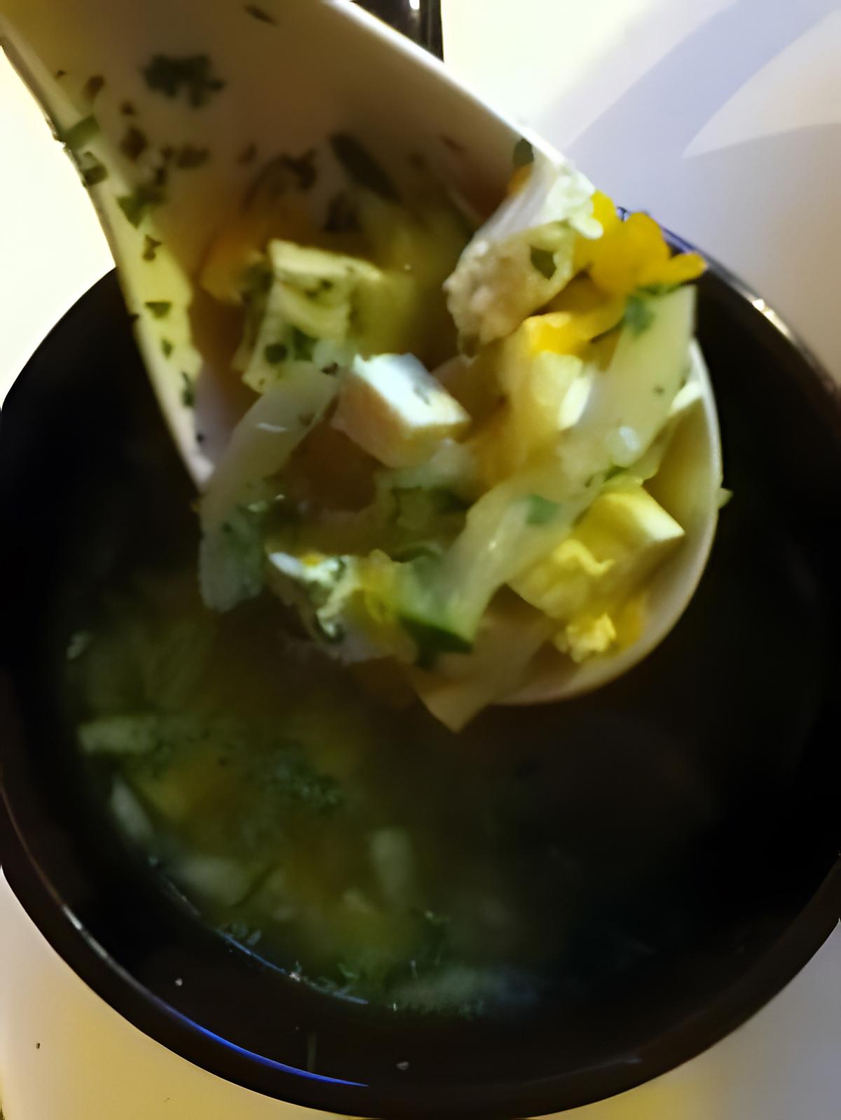 recette Bouillon de Tofu