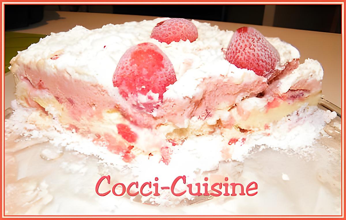 recette VACHERIN FRAISE - VANILLE