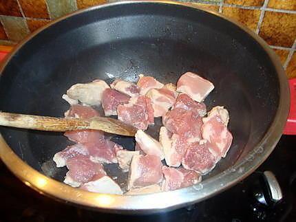 recette porc aux oignons confits frits