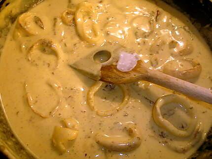 recette Ronds de Calamars Curry Coco