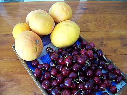 recette Marmelade de cerises au pamplemousse