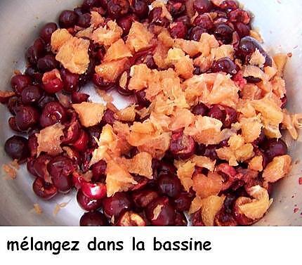 recette Marmelade de cerises au pamplemousse