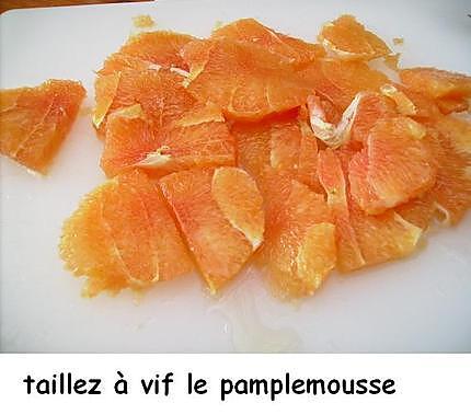 recette Salade de médaillons de langouste au pamplemousse