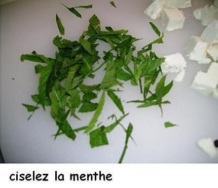 recette Salade d’artichaut à la feta et à la menthe