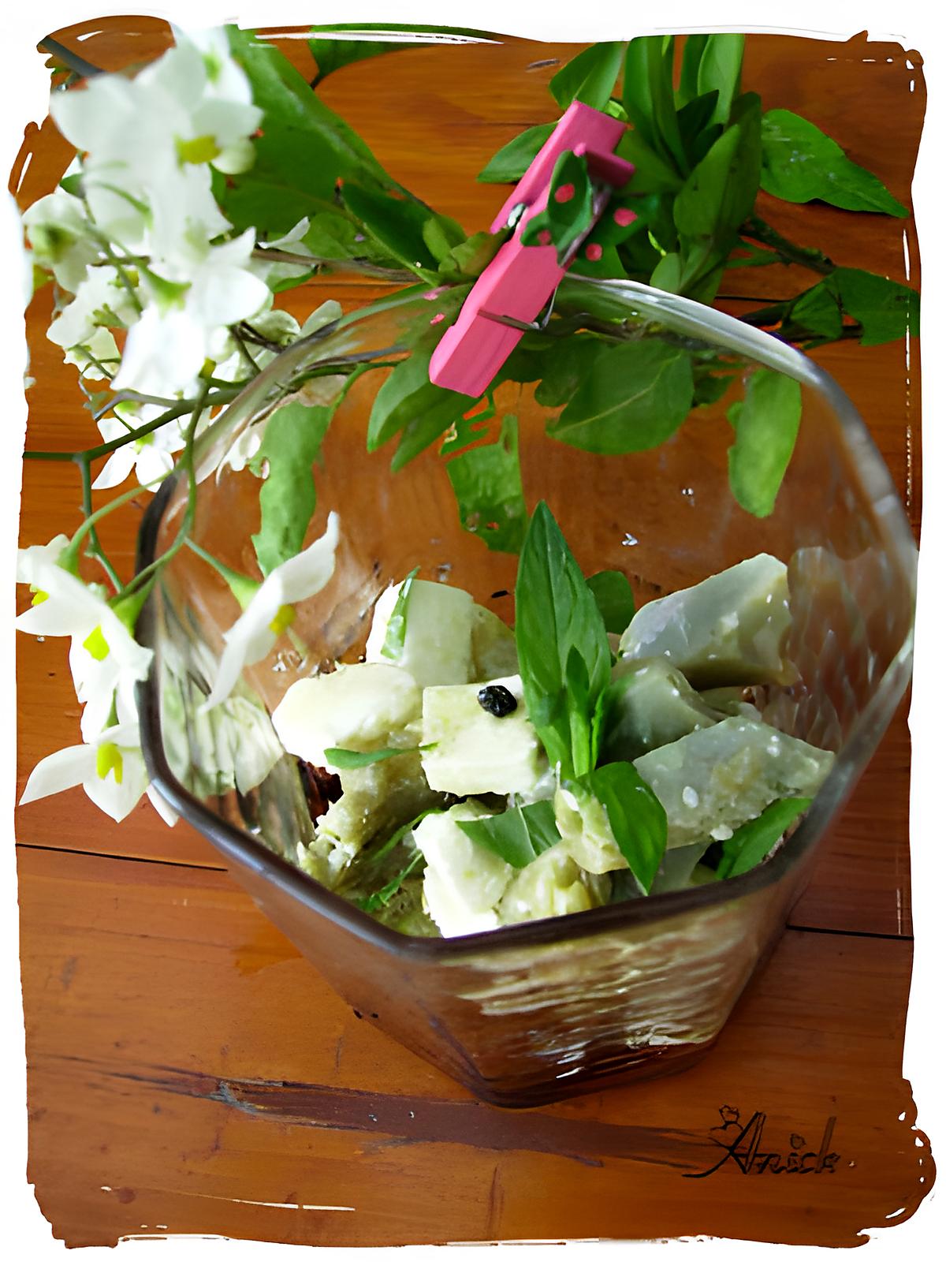 recette Salade d’artichaut à la feta et à la menthe