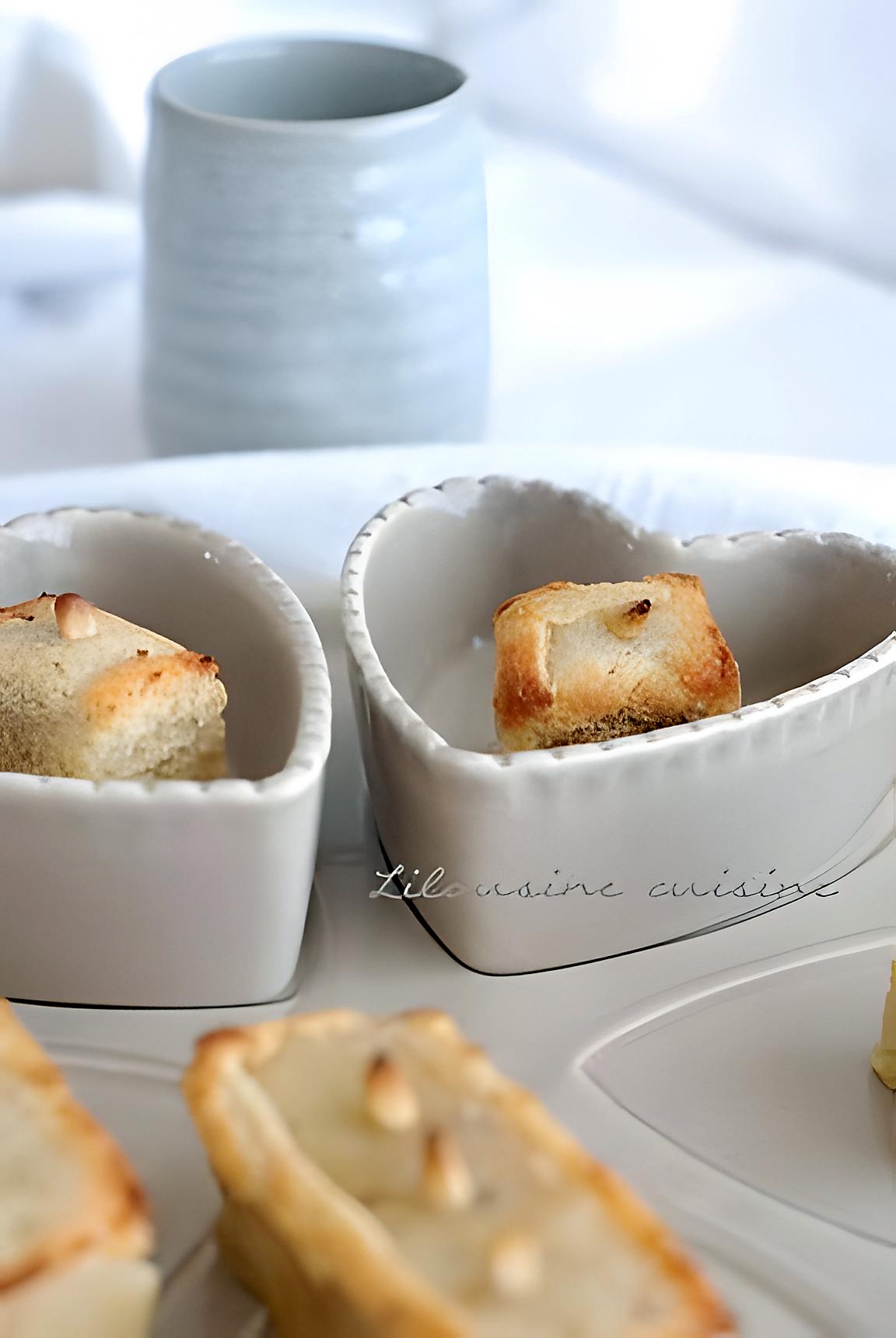 recette Bouchées aux amandes