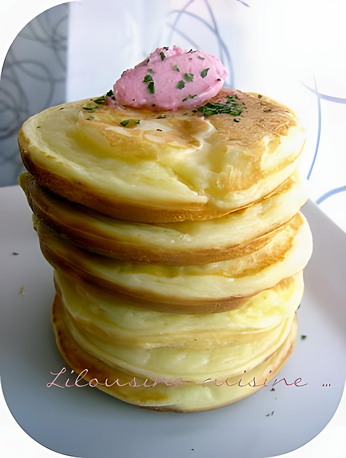 recette Blinis au fromage blanc