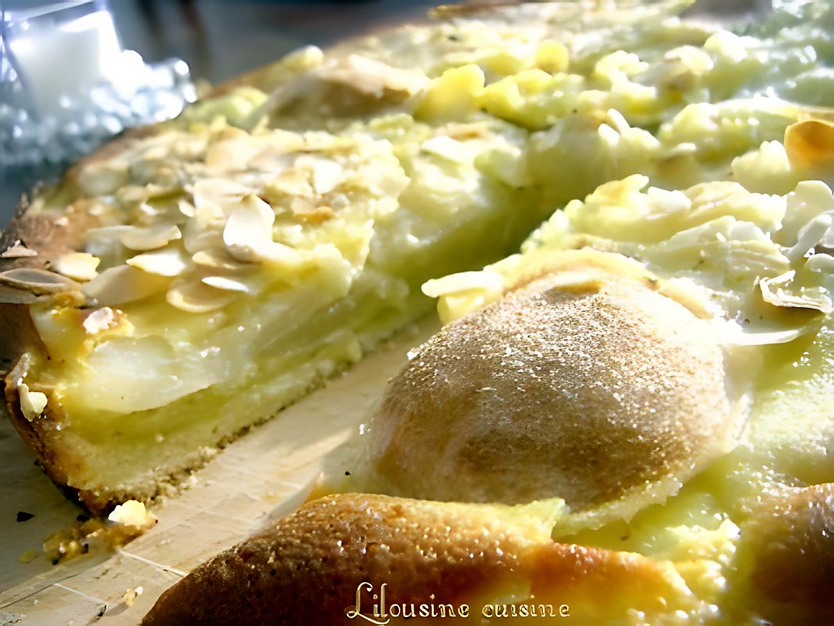 recette Tarte amandine aux poires