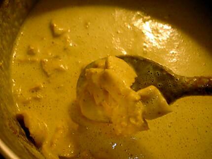recette Emincé de poulet au curry simple