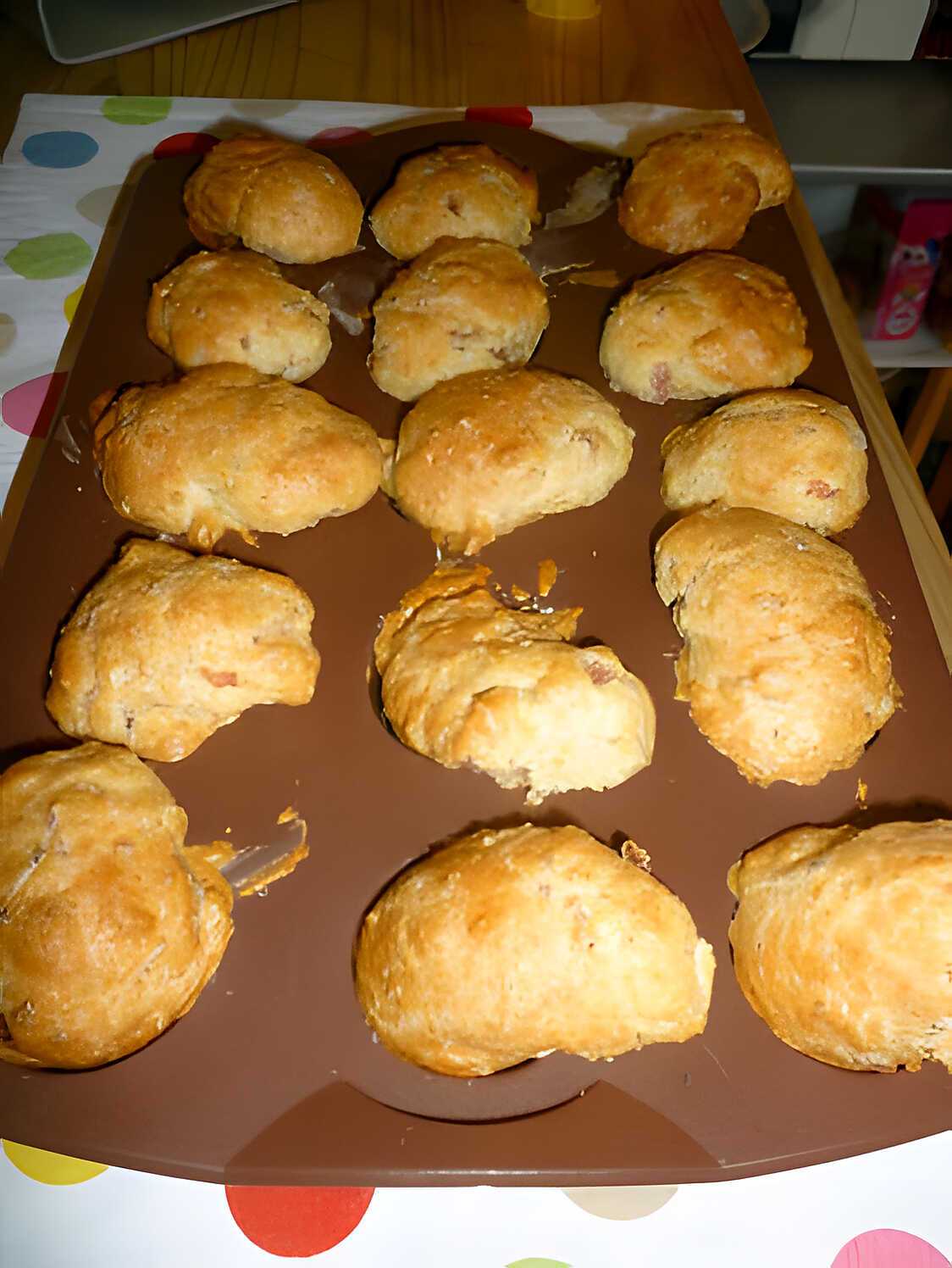 Muffins au jambon et parmesan