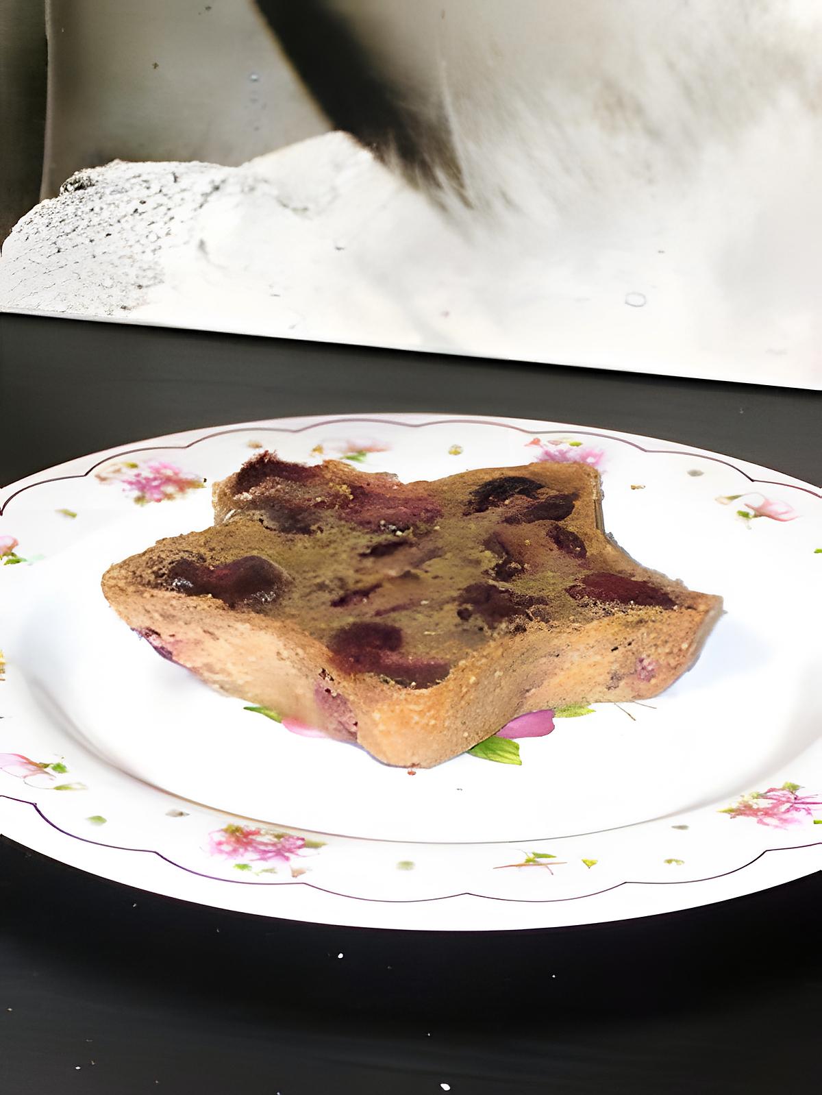 recette Clafoutis aux Cerises, Lait d'Amande fraise-framboise