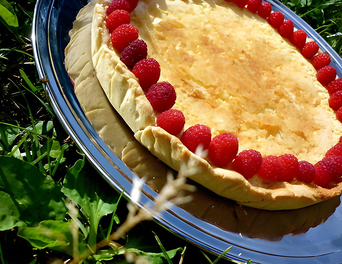 recette Tarte framboise amandes