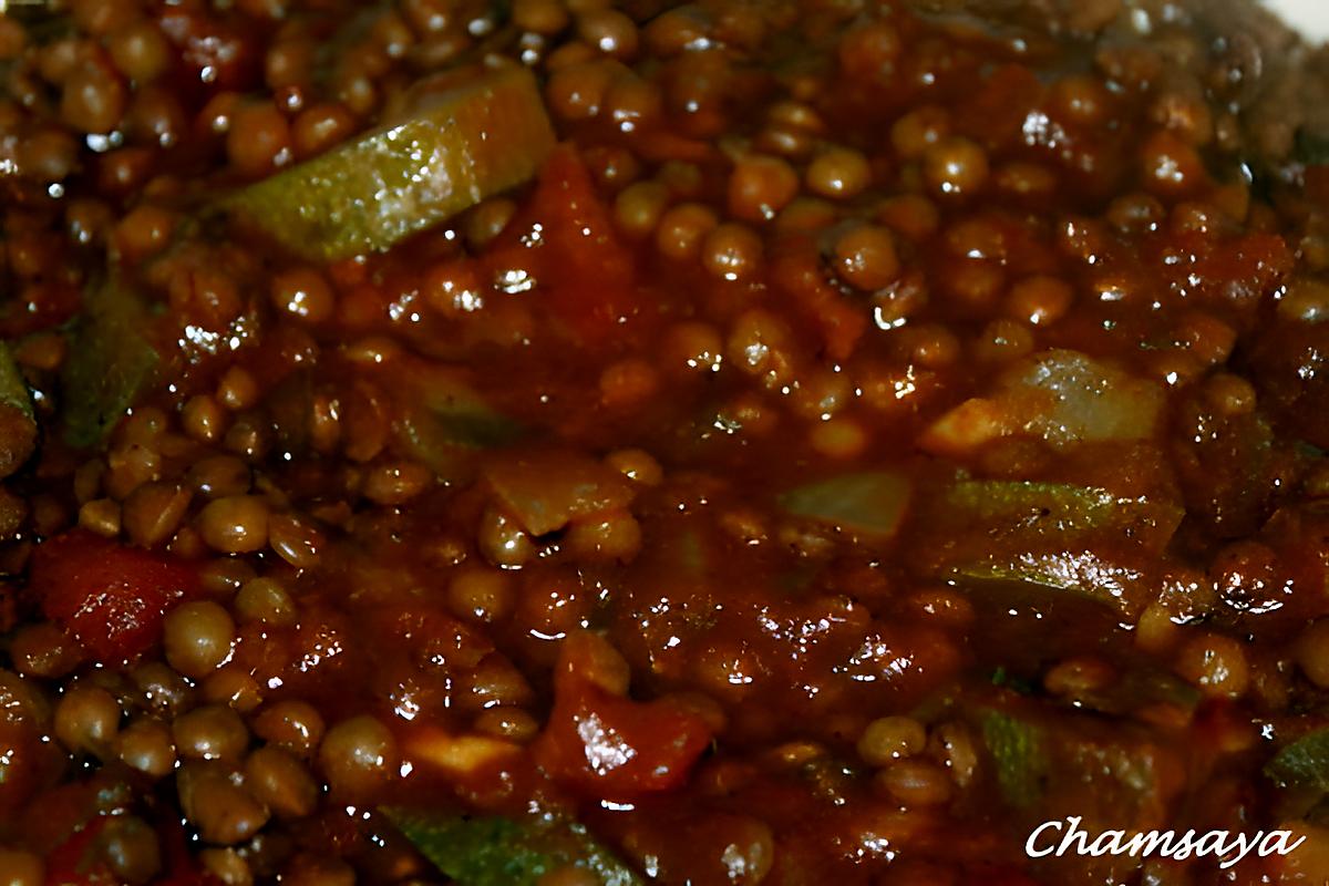 recette Lentilles version marocaine