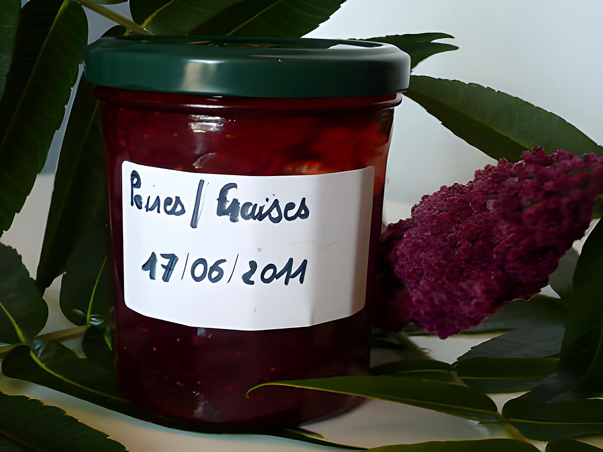 recette Confiture poires/fraises