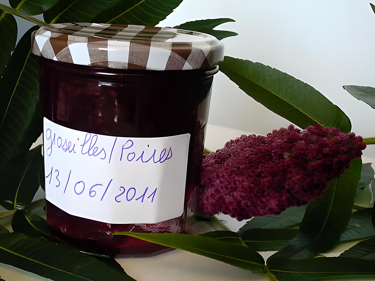 recette Confiture groseilles/poires