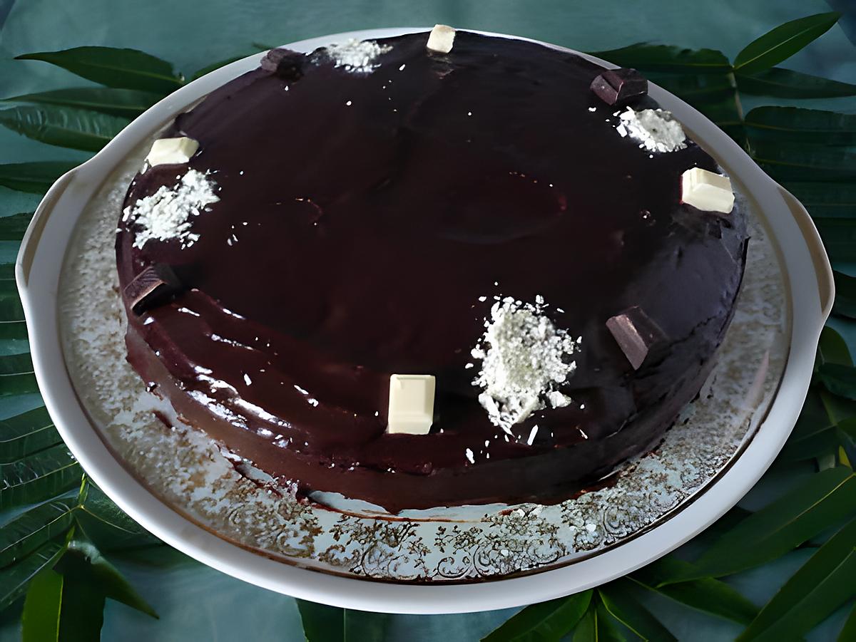 recette Gateau au chocolat et sa ganache