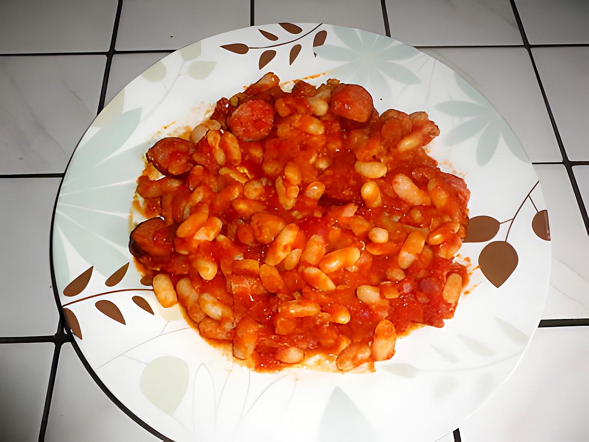 recette haricots blancs à la tomate
