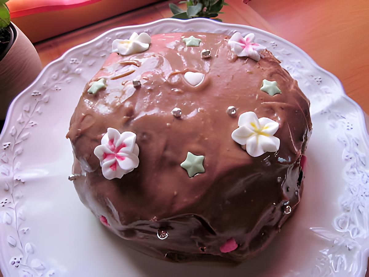 recette GATEAUX TOUT CHOCO (anniversaire de ma fille 6 ans)