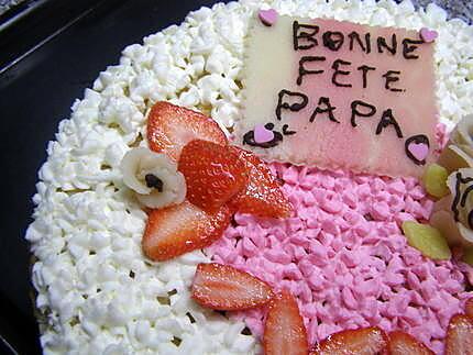 recette fraisier pour la fête des pères