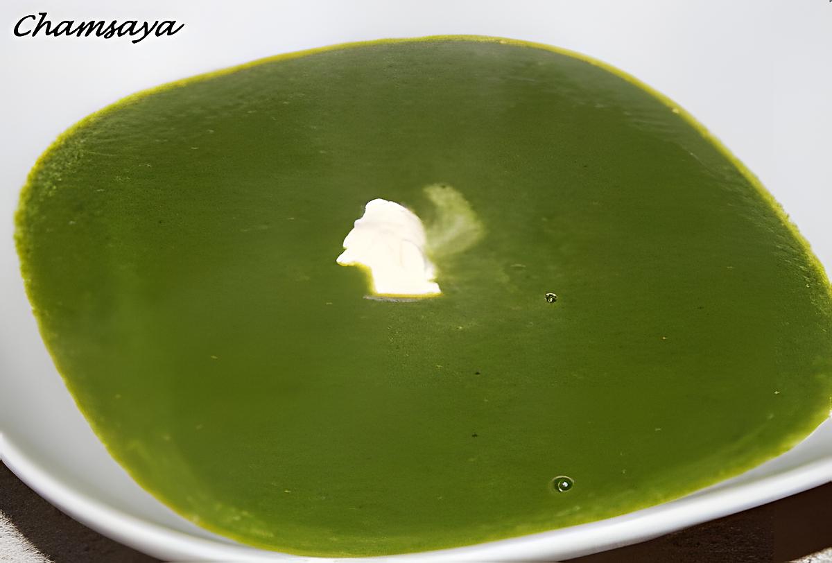 recette Velouté de fanes de radis