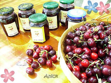 recette Confiture de cerises «  plus épaisse »