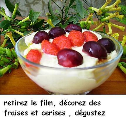 recette Tiramisu " lemon curd fraises et cerises "