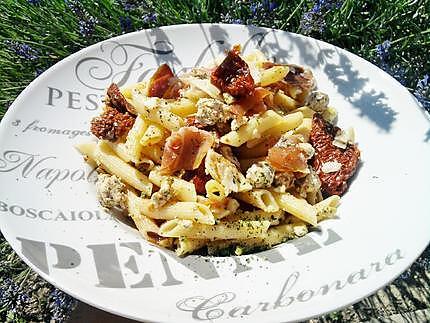 recette Salade de penne aux saveurs d'Italie