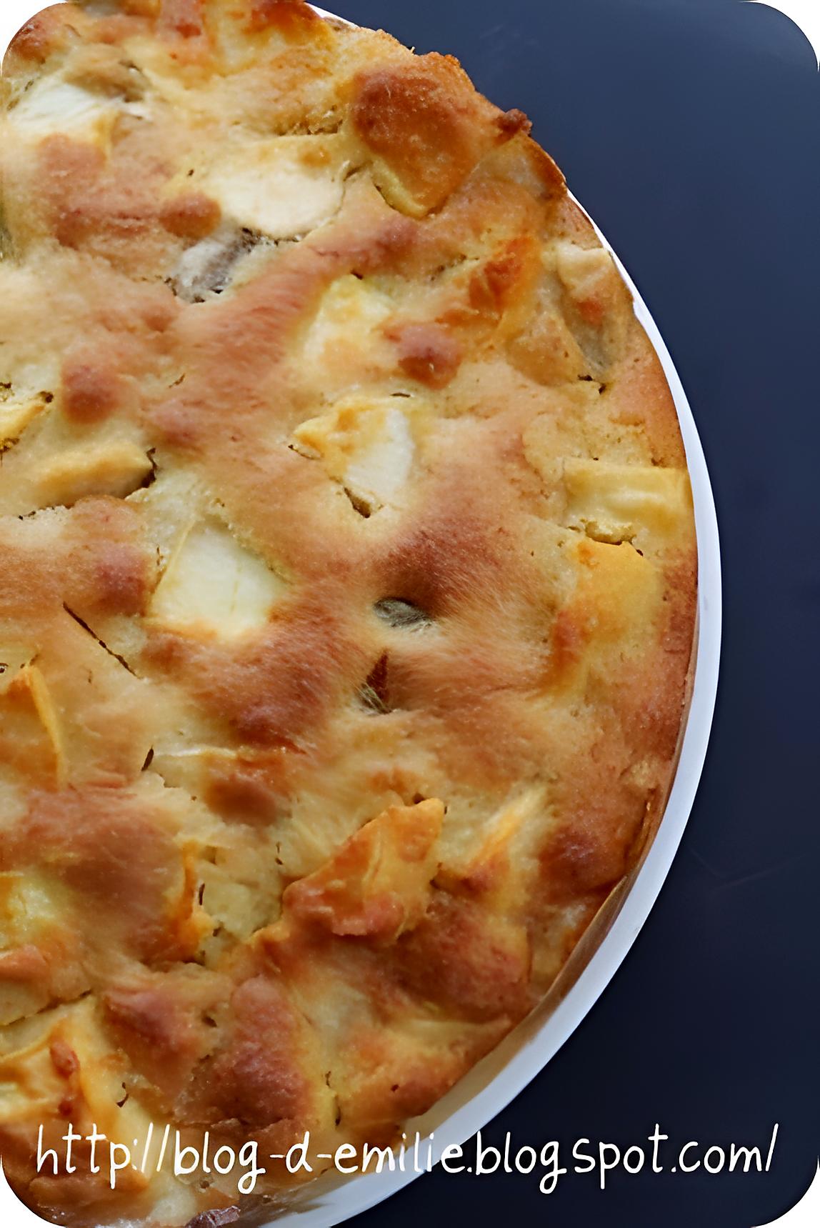 recette Gâteau allégé pommes bananes