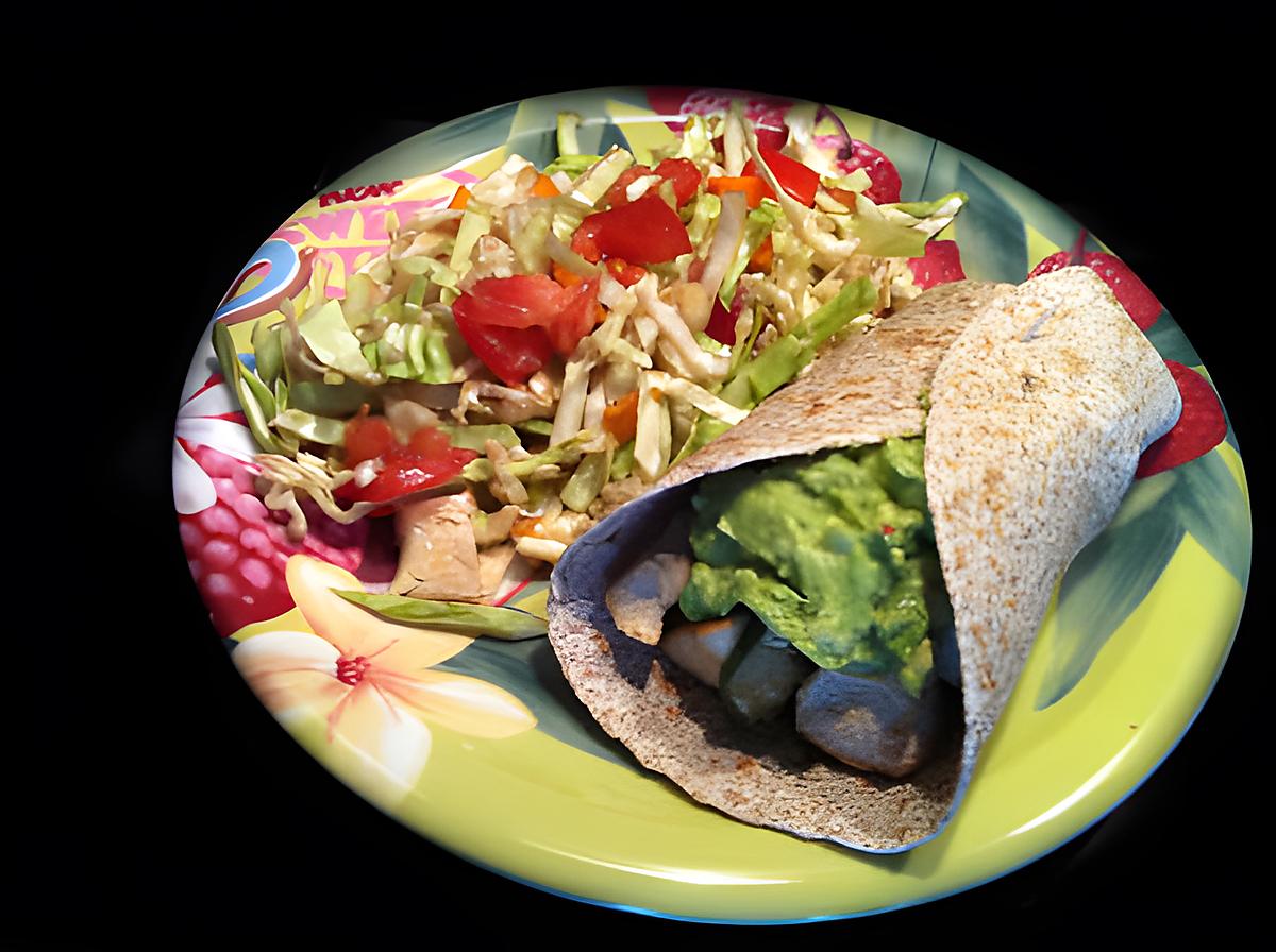 recette Diet' Burrito: Poulet con Guacamole !