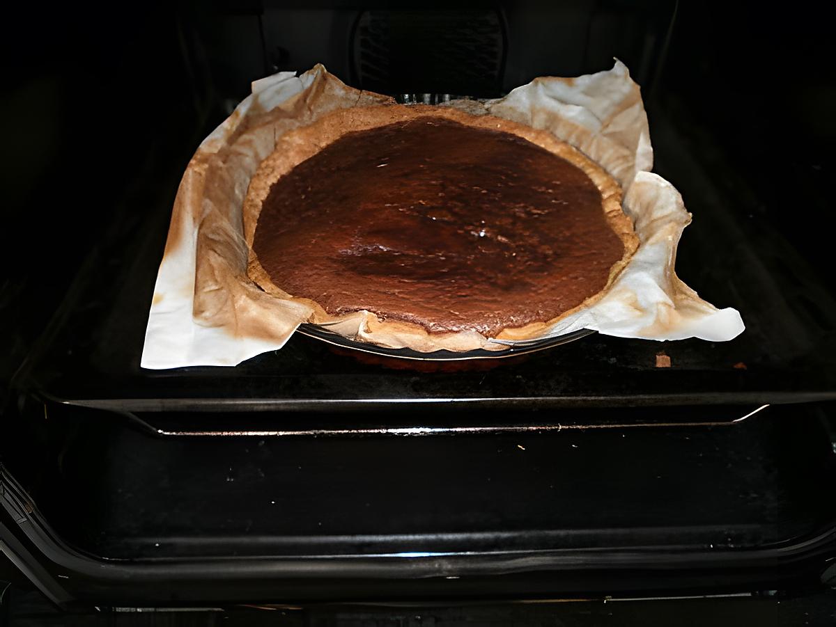 recette tarte au chocolat de paque(cloche de paques)