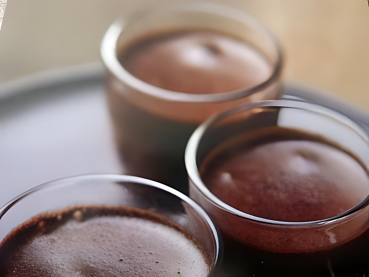 recette panna-cotta chocolat - myrtilles