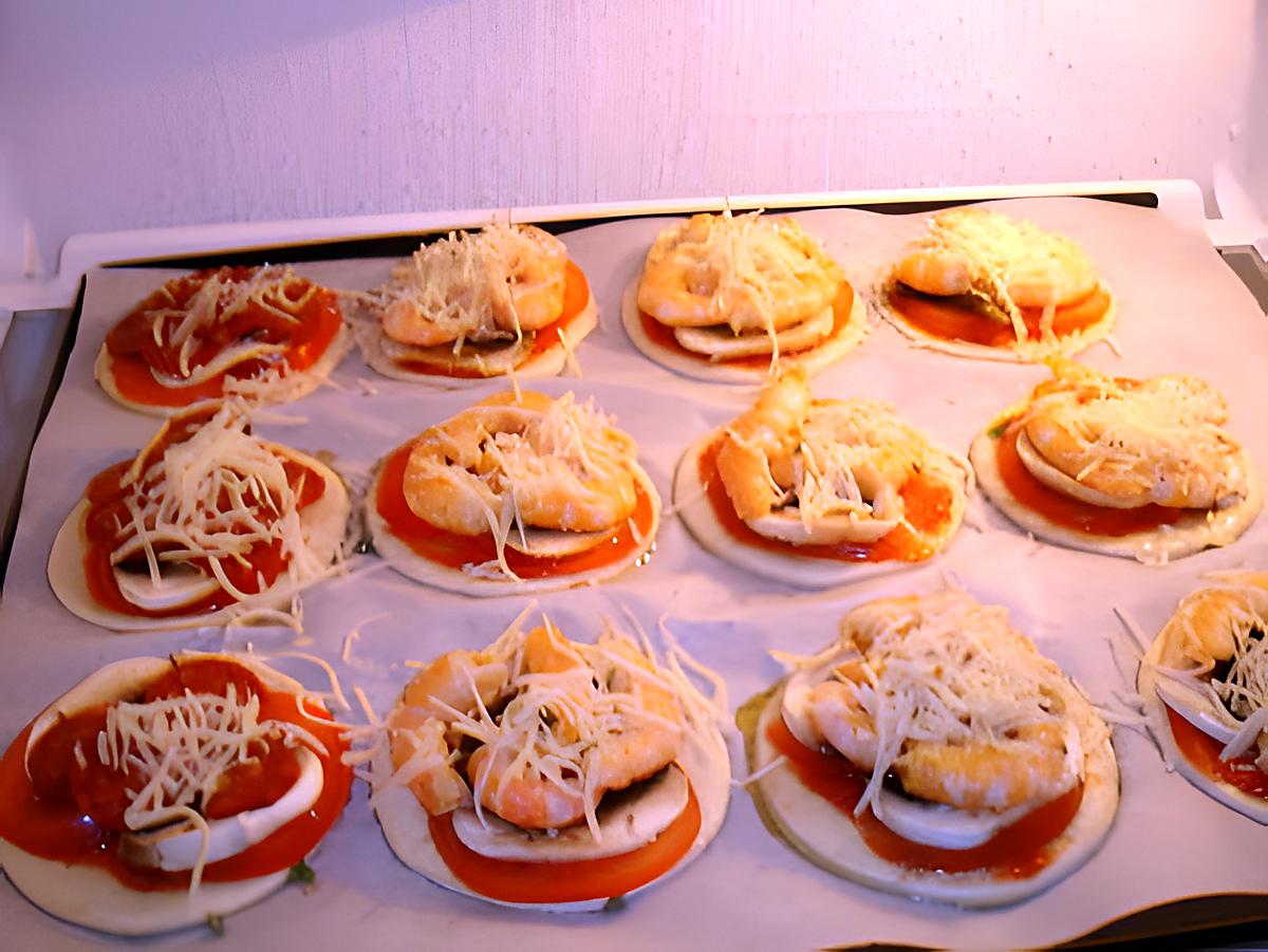 recette mini pizzas