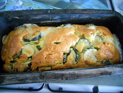 recette cake chevre courgette