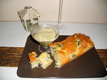 recette cake chevre courgette