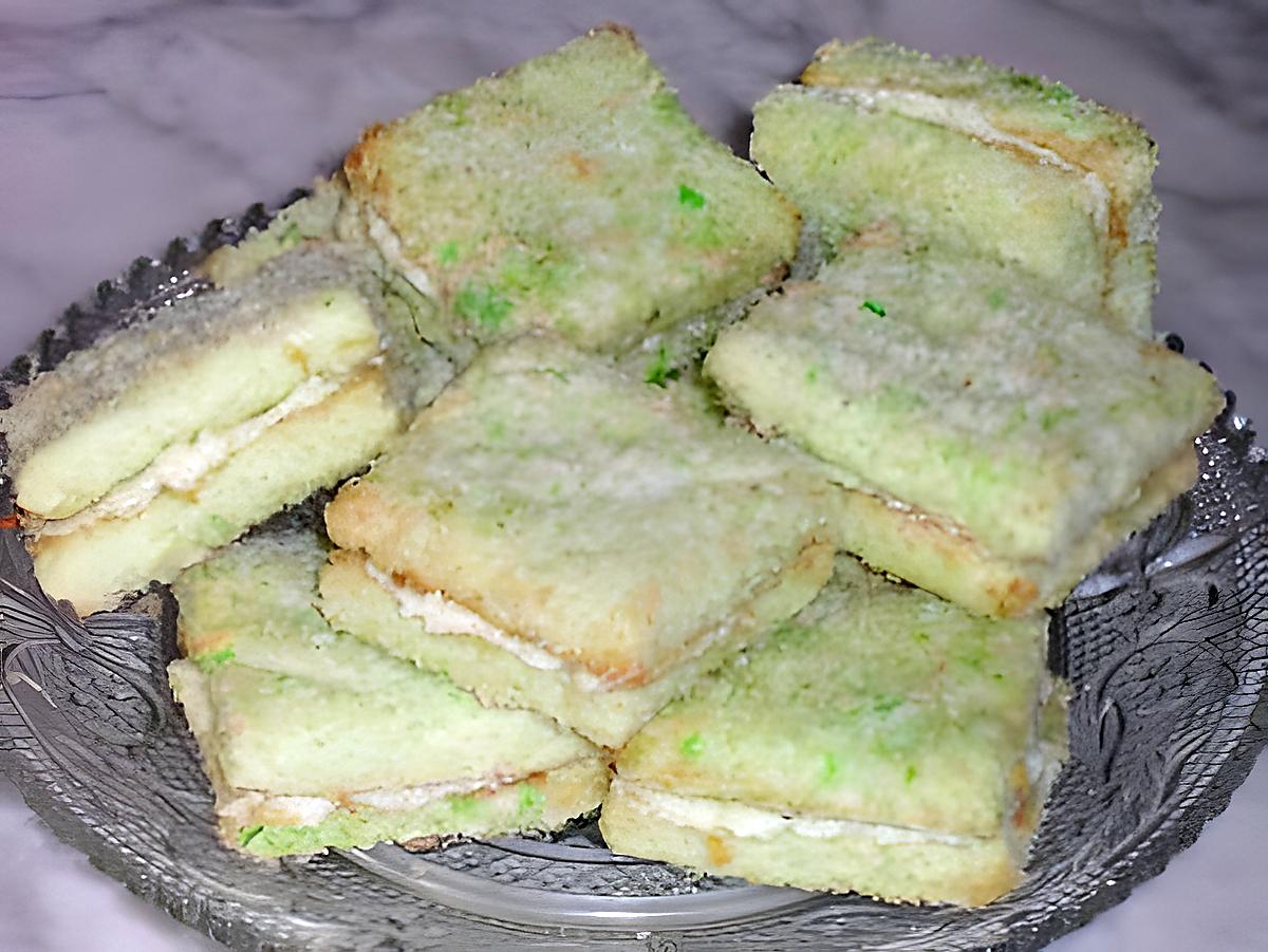 recette Biscuits à la Noix de Coco Fourrés à la Crème