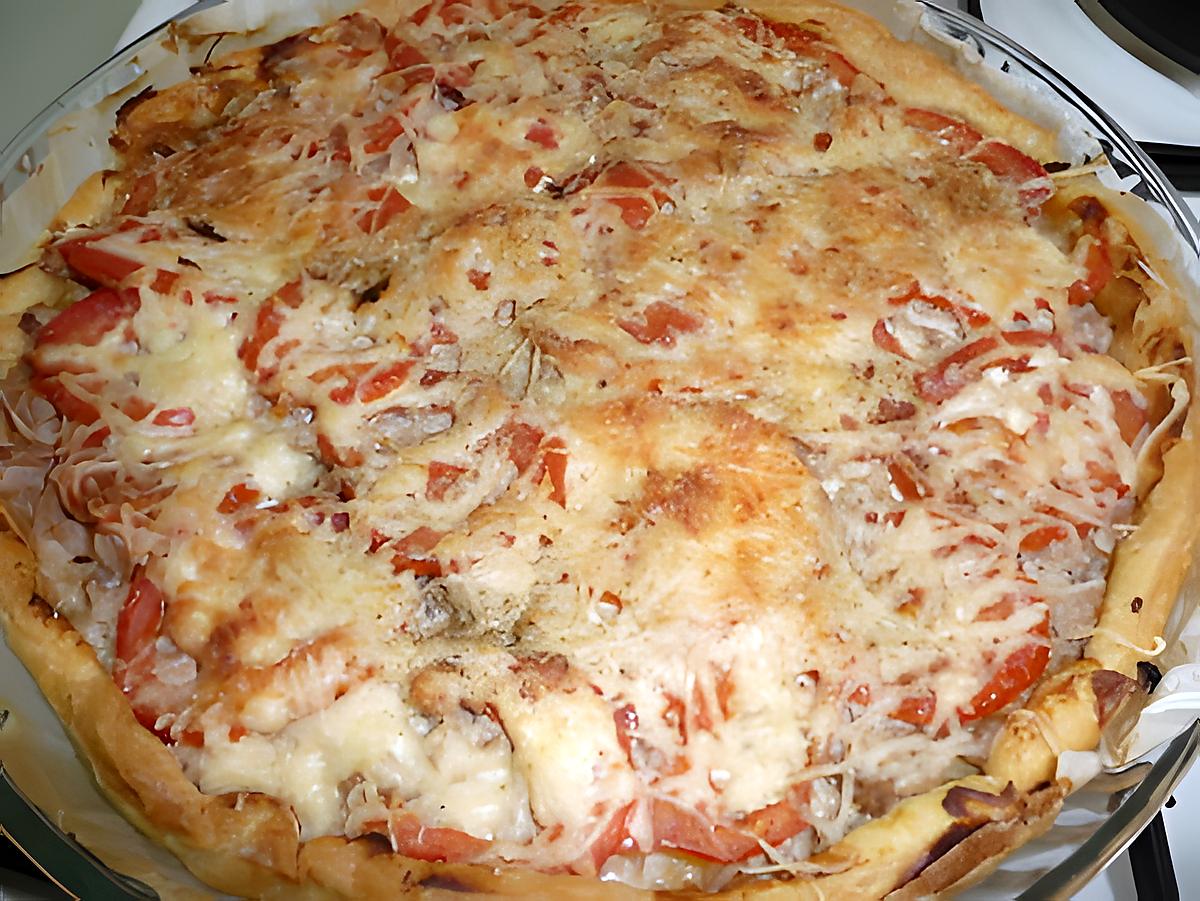 recette Tarte au thon