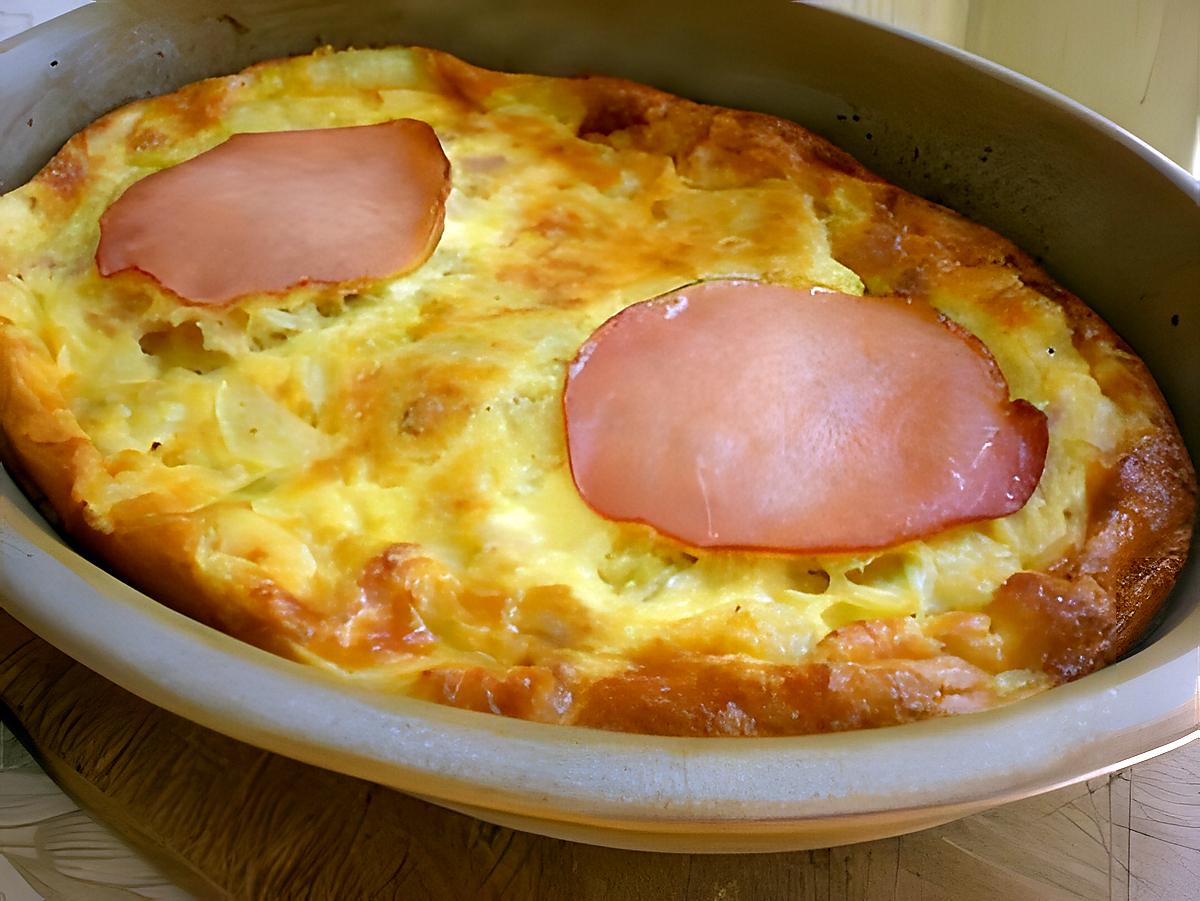 recette Clafoutis doré o bacon